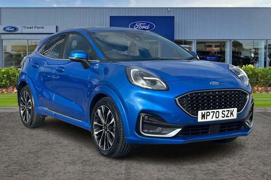 Compare Ford Puma 1.0 Ecoboost Hybrid Mhev St-line X Vignale 5Dr- Wi WP70SZK Blue