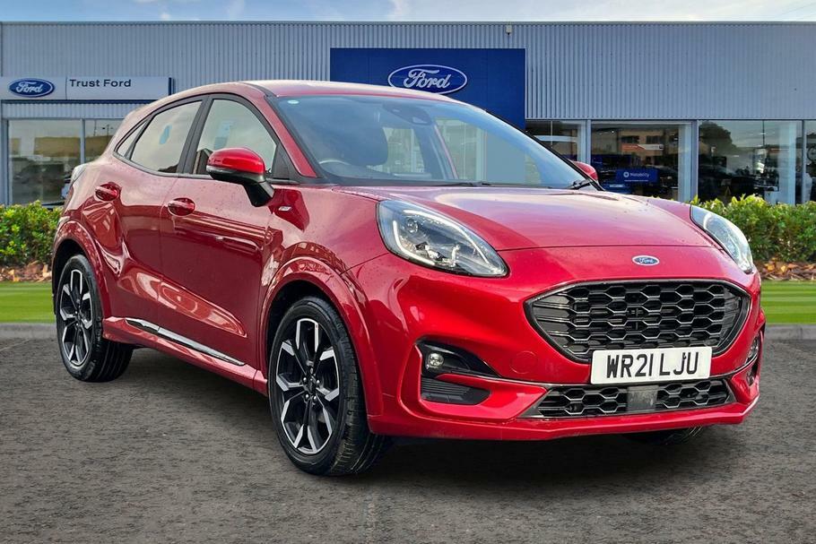 Compare Ford Puma 1.0 Ecoboost Hybrid Mhev St-line X Exclusive WR21LJU Red