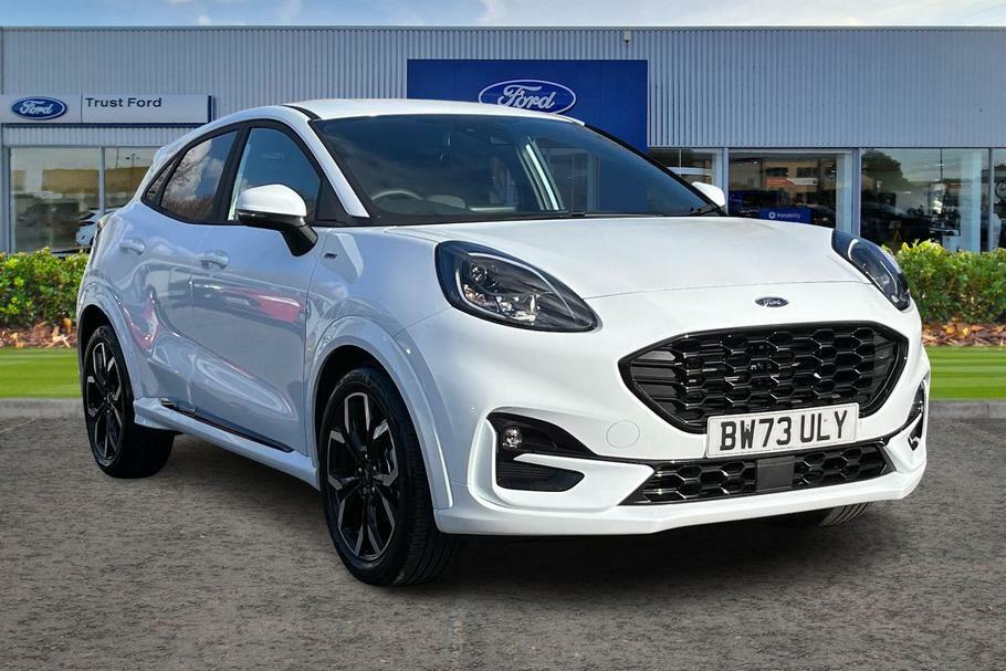 Compare Ford Puma 1.0 Ecoboost Hybrid Mhev St-line X With Wirele BW73ULY White