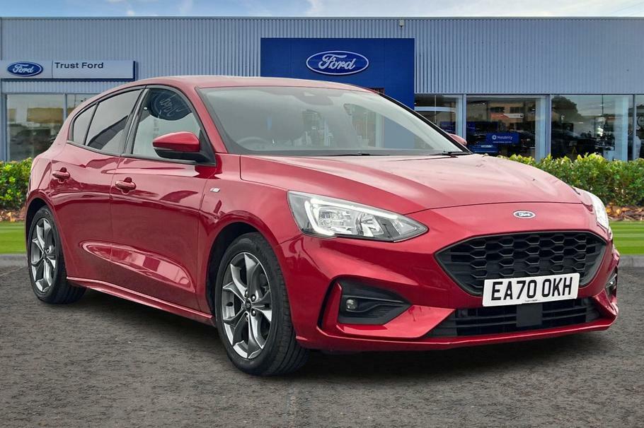 Compare Ford Focus St-line Edition EA70OKH Red