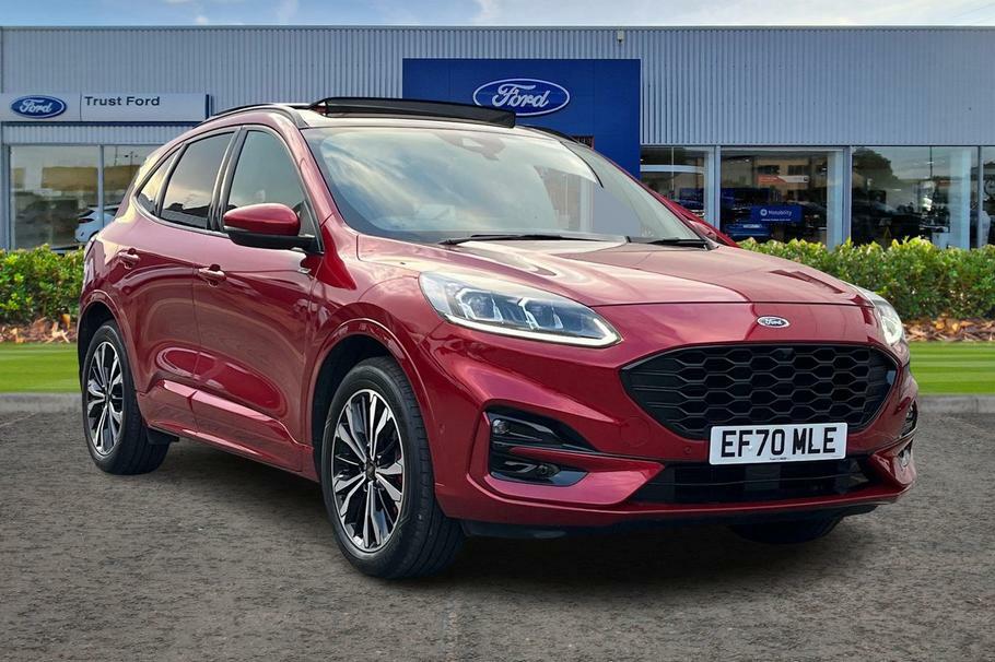 Compare Ford Kuga St-line X EF70MLE Red