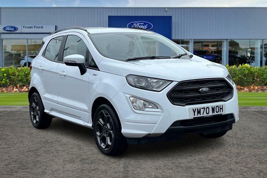 Compare Ford Ecosport 1.0 Ecoboost 125 St-line With Rear Parking Cam YM70WOH White