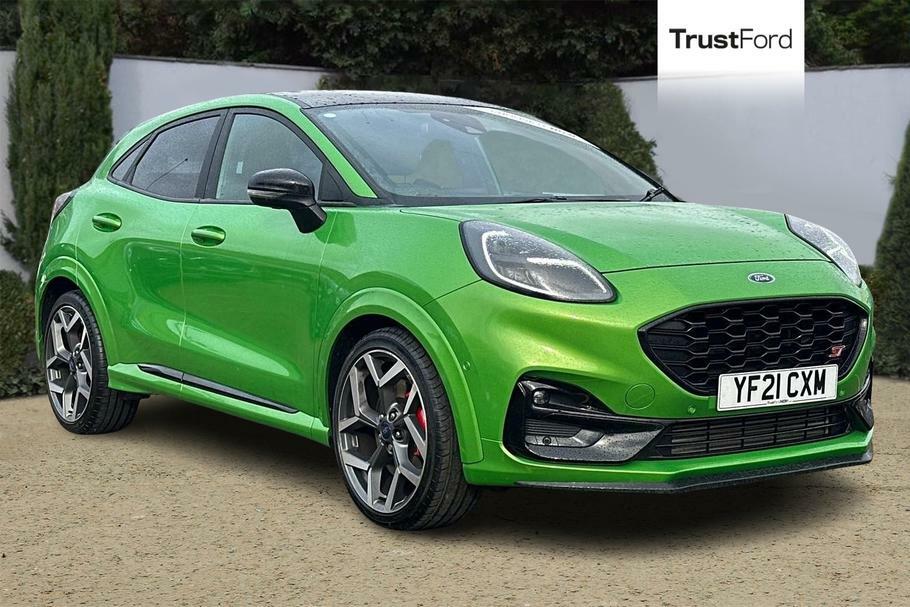 Compare Ford Puma St 1.5 Ecoboost With Drivers Assistance Pack YF21CXM Green