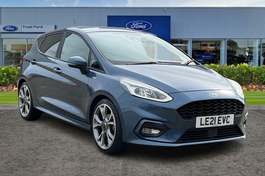 Compare Ford Fiesta 1.0 Ecoboost Hybrid Mhev 155 St-line X Edition LE21EVC Blue