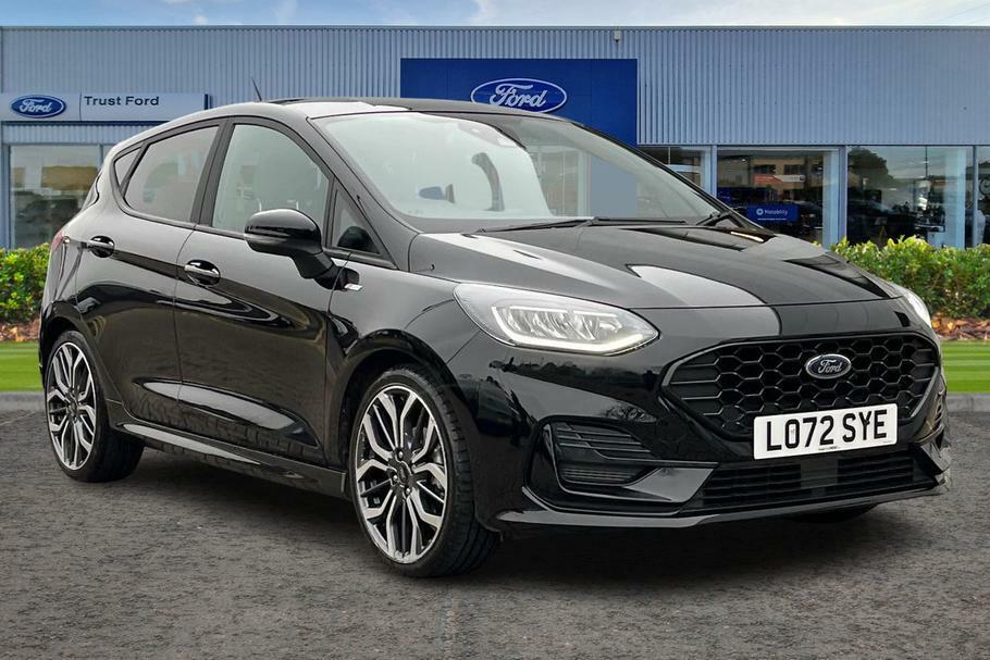 Compare Ford Fiesta 1.0 Ecoboost Hybrid Mhev 125 St-line X Edition LO72SYE Black