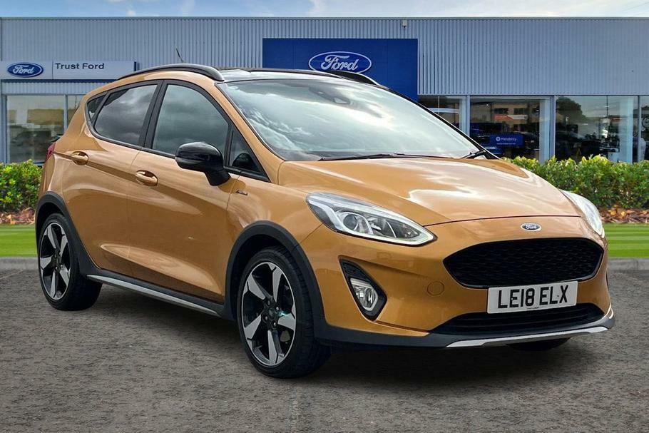 Compare Ford Fiesta Fiesta Active Bo Play T LE18ELX Yellow