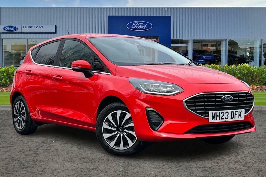Compare Ford Fiesta 1.0 Ecoboost Titanium Lane Assist, Low Running MH23DFK Red