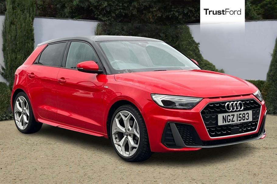 Compare Audi A1 Sportback Tfsi S Line One Owner- Long Mot- Digit NGZ1583 Red