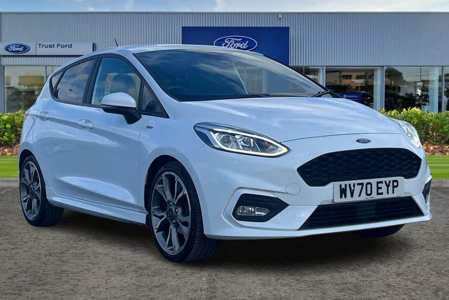 Compare Ford Fiesta 1.0 Ecoboost 95 St-line X Edition 5Dr- With Satell WV70EYP White