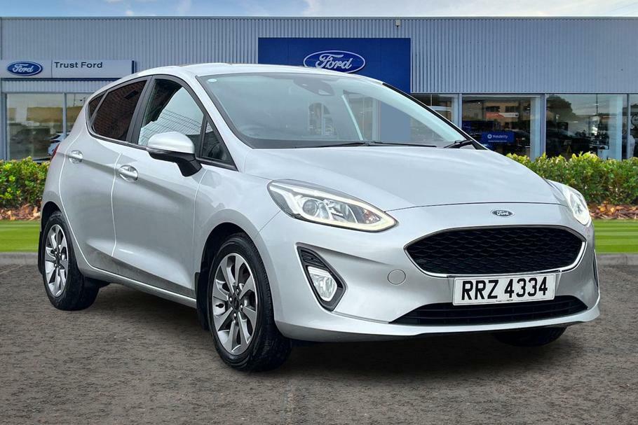 Compare Ford Fiesta 1.0 Ecoboost 95 Trend 5Dr, Apple Car Play, Android RRZ4334 Silver
