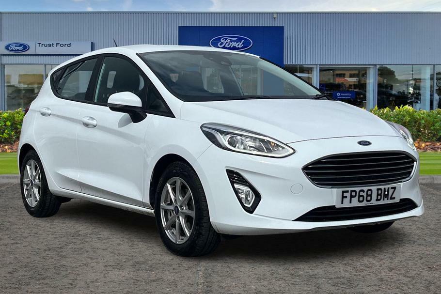 Compare Ford Fiesta 1.0 Ecoboost Zetec 5Dr- With Satellite Navigation FP68BMZ White