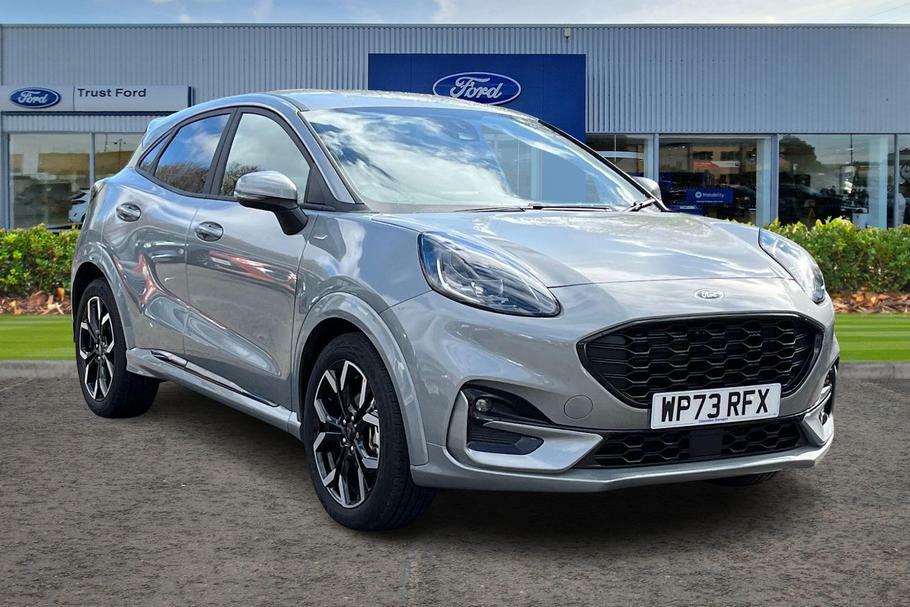 Compare Ford Puma 1.0 Ecoboost Hybrid Mhev 155 St-line X With Ba WP73RFX Silver