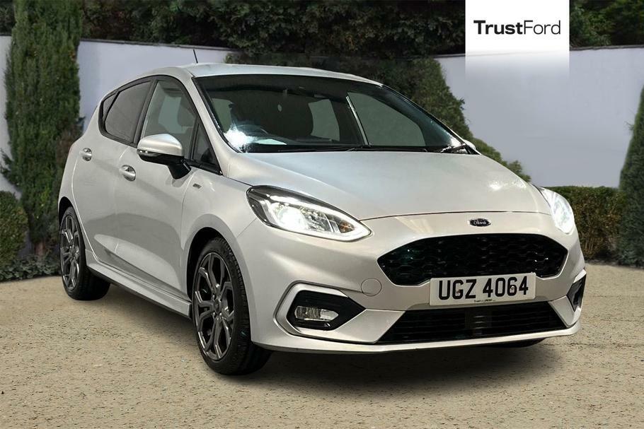 Compare Ford Fiesta 1.0 Ecoboost 95 St-line Edition 5Dr- Reversing Sen UGZ4064 Silver