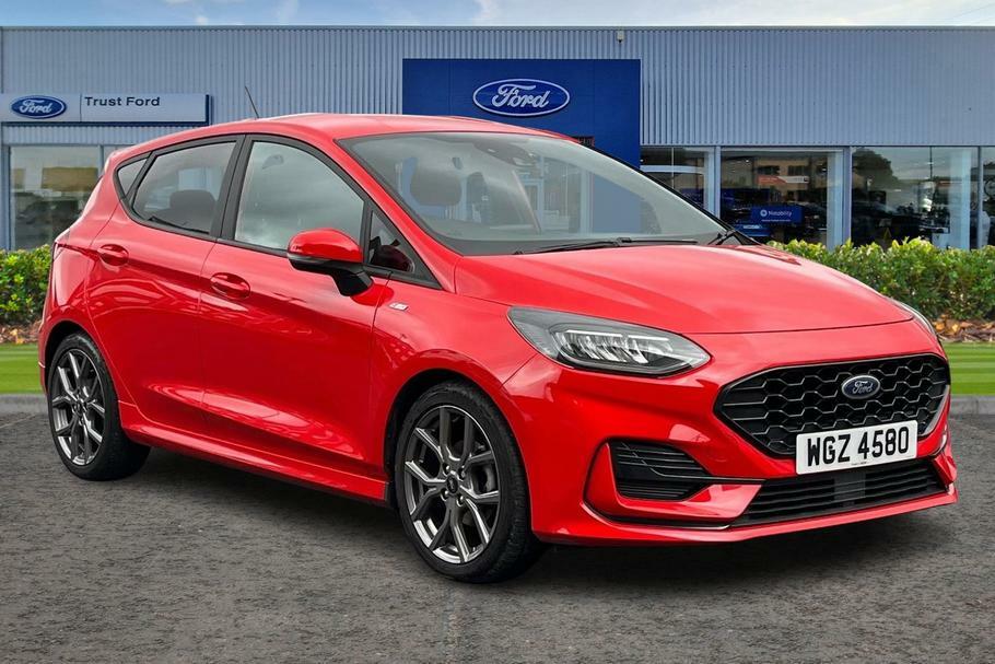 Compare Ford Fiesta 1.0 Ecoboost Hybrid Mhev 125 St-line WGZ4580 Red