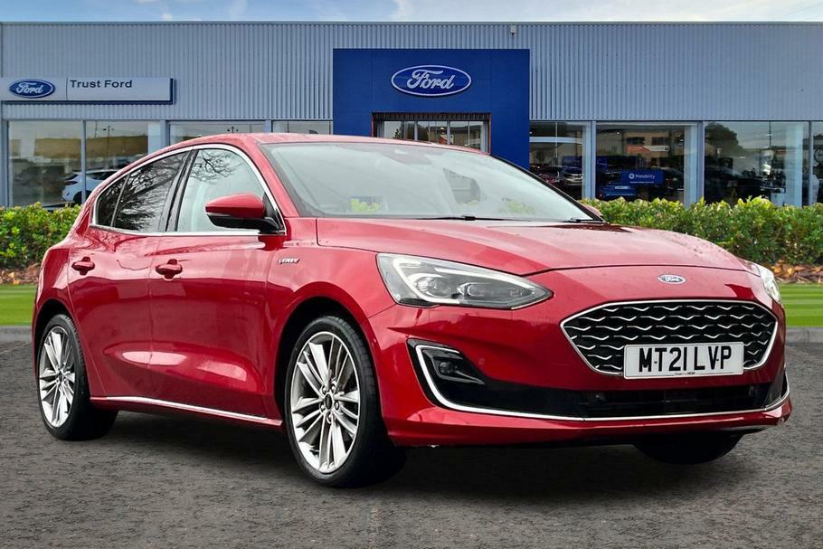 Compare Ford Focus Vignale 1.0 Ecoboost With Head Up Display MT21LVP Red
