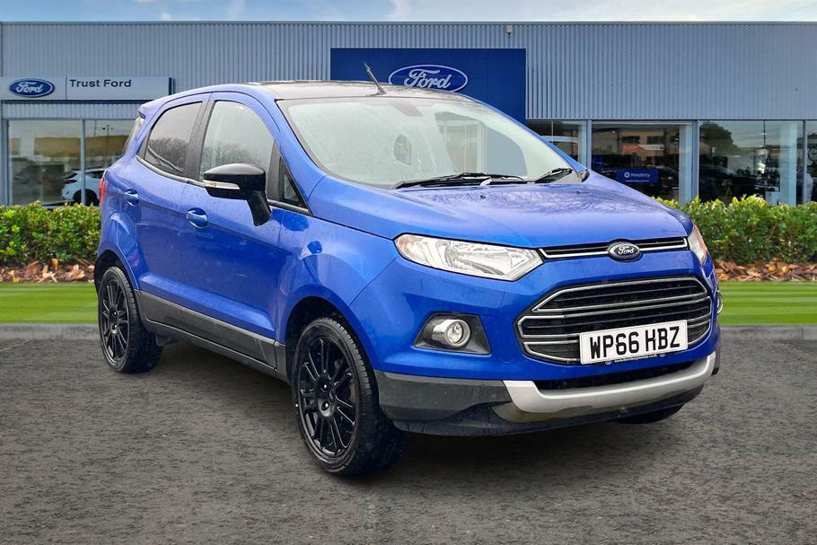 Compare Ford Ecosport 1.0 Ecoboost 140 Titanium S With Heated Seats WP66HBZ Blue