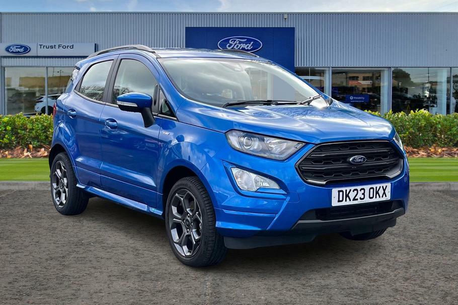 Compare Ford Ecosport 1.0 Ecoboost 125 St-line With Sync 3 Satellite DK23OKX Blue