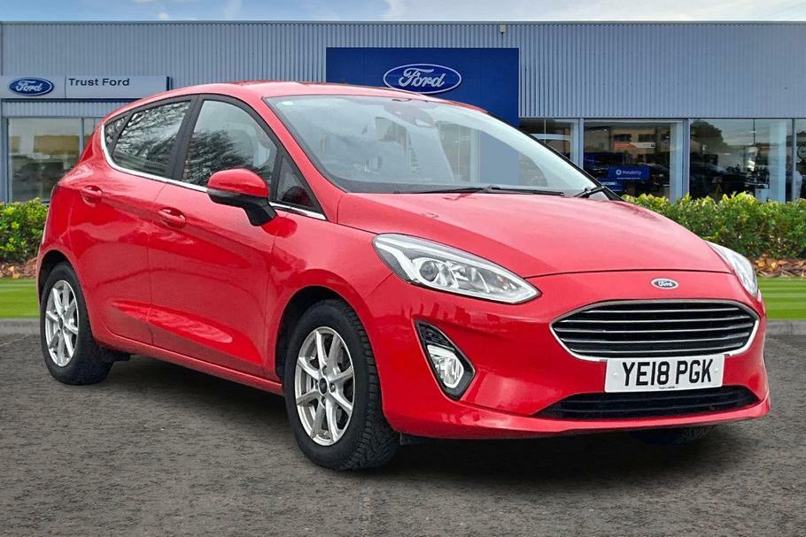 Compare Ford Fiesta Zetec 1.0 Ecoboost With Sat Nav YE18PGK Red