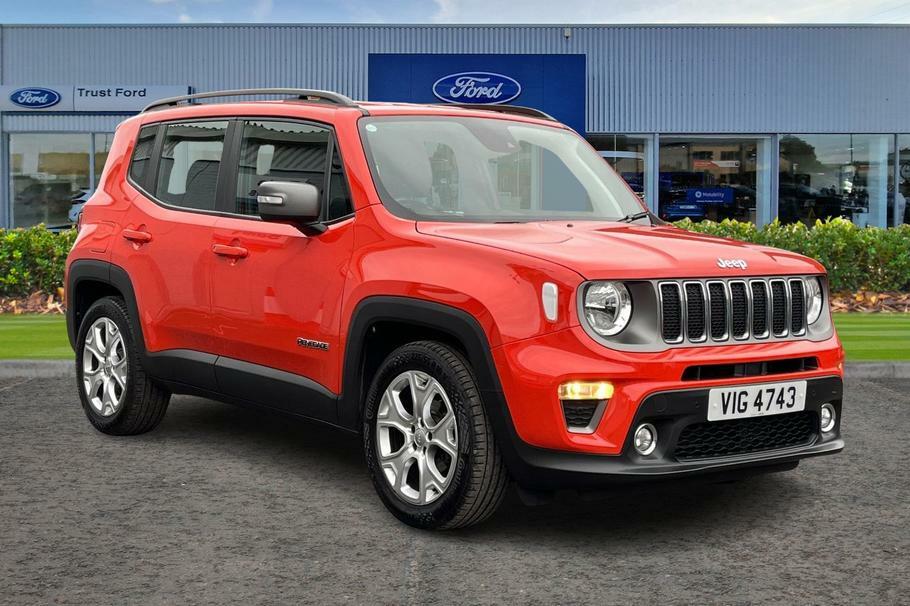Compare Jeep Renegade 1.0 T3 Gse Limited 5Dr, Heated Seats, Multimedia S VIG4743 Orange