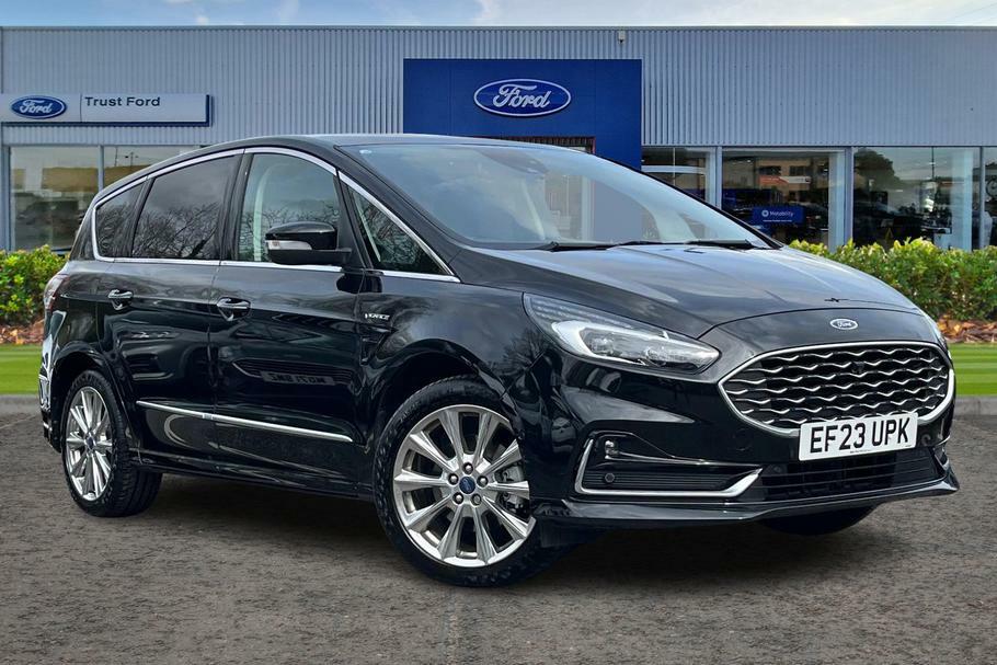 Compare Ford S-Max Vignale 2.5 Fhev 190 Cvt Panoramic Roof, Heate EF23UPK Black
