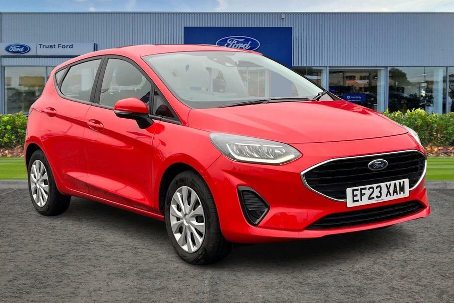 Compare Ford Fiesta 1.1 Trend EF23XAM Red