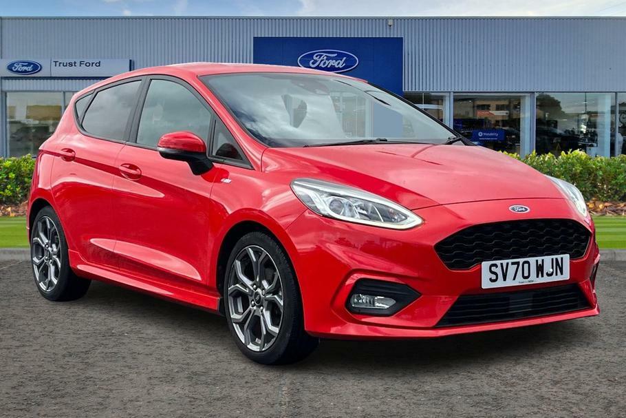 Compare Ford Fiesta 1.0 Ecoboost Hybrid Mhev 125 St-line Edition SV70WJN Red