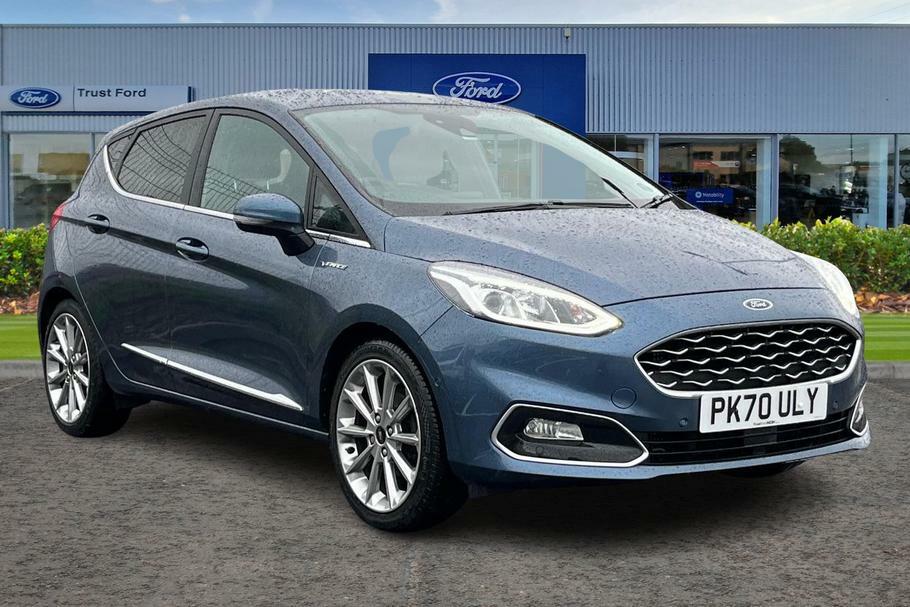 Compare Ford Fiesta 1.0 Ecoboost Hybrid Mhev 125 Vignale Edition PK70ULY Blue