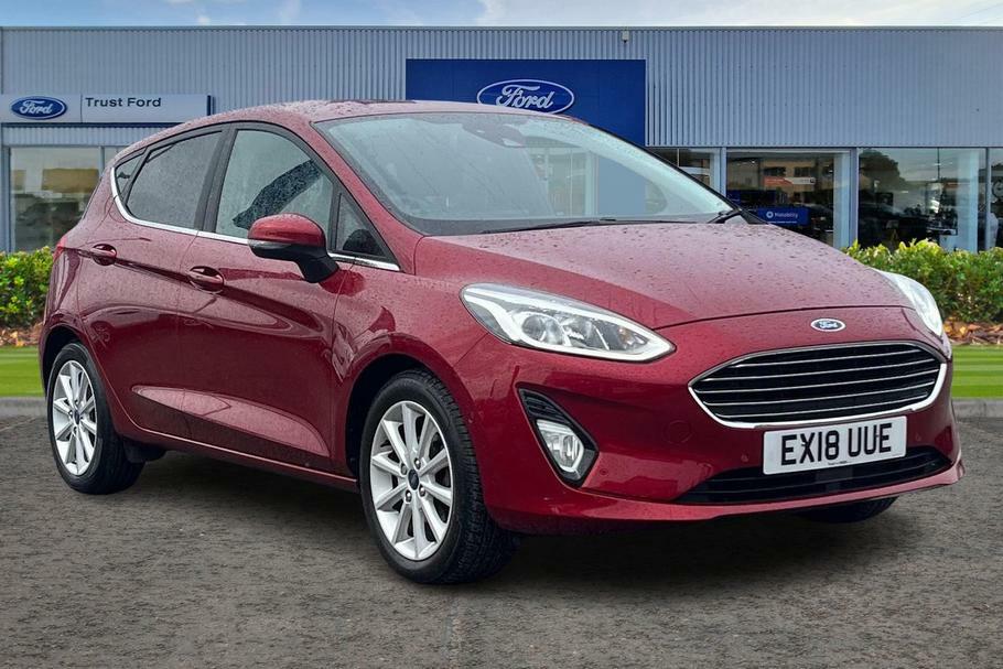 Compare Ford Fiesta 1.0 Ecoboost Titanium 5Dr- With Drivers Assistance EX18UUE Red