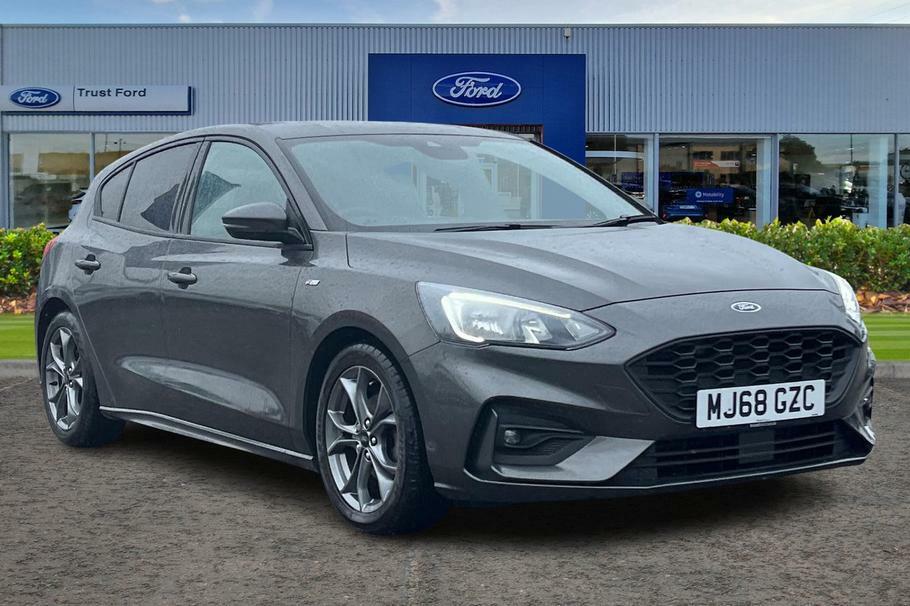 Compare Ford Focus 1.0 Ecoboost 125 St-line 5Dr- With Sync MJ68GZC Grey