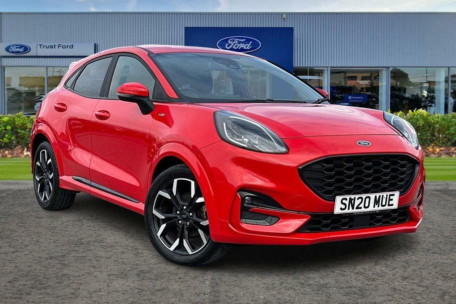 Compare Ford Puma 1.0 Ecoboost Hybrid Mhev St-line X SN20MUE Red