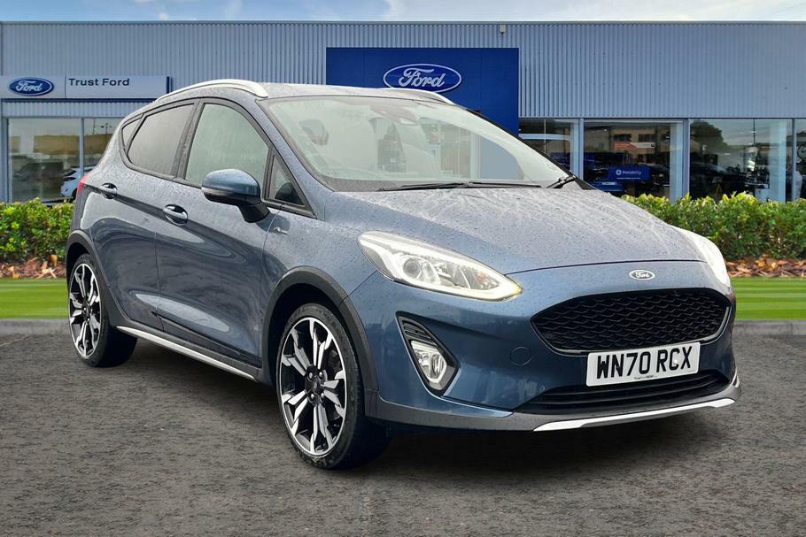 Compare Ford Fiesta 1.0 Ecoboost Hybrid Mhev 125 Active X Edition WN70RCX Blue