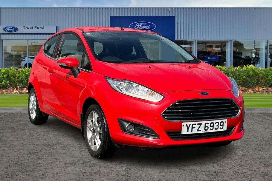 Ford Fiesta 1.25 82 Zetec 3Dr- Voice Control, Bluetooth, Elect Red #1