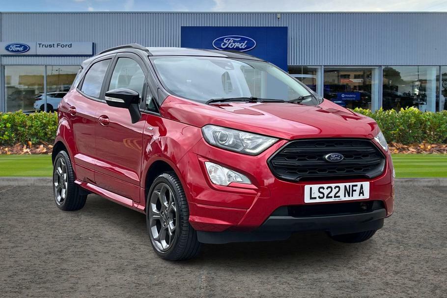 Compare Ford Ecosport 1.0 Ecoboost 125 St-line LS22NFA Red