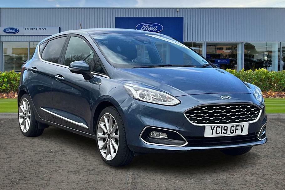 Compare Ford Fiesta Vignale 1.0 Ecoboost With Panoramic Sunroof YC19GFV Blue