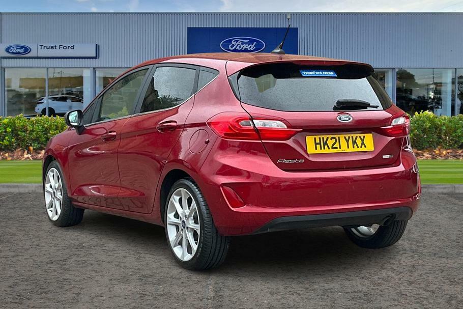 Compare Ford Fiesta Titanium X Mhev 155Ps With Bo Sound HK21YKX Red