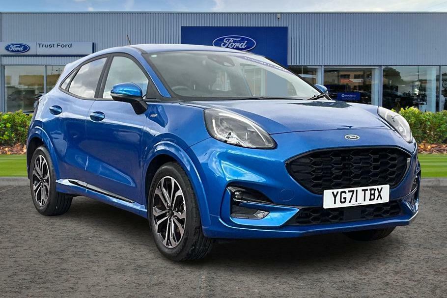 Compare Ford Puma St-line Design 1.0 Mhev With Rear Sensors YG71TBX Blue