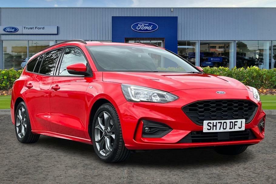 Compare Ford Focus St-line Tdci Sync 3 Navigation Low Mileage A SH70DFJ Red