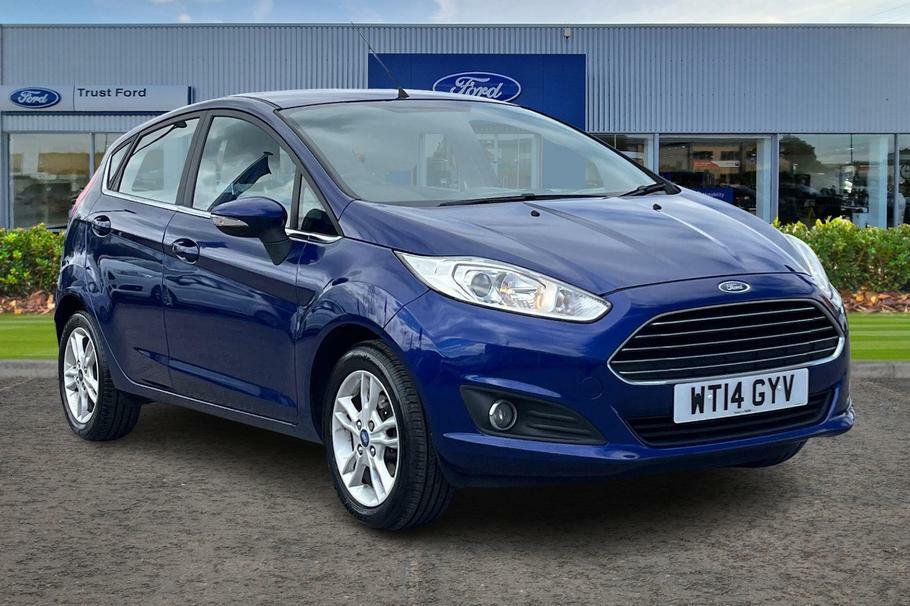 Compare Ford Fiesta 1.25 82 Zetec 5Dr- With City Pack WT14GYV Blue