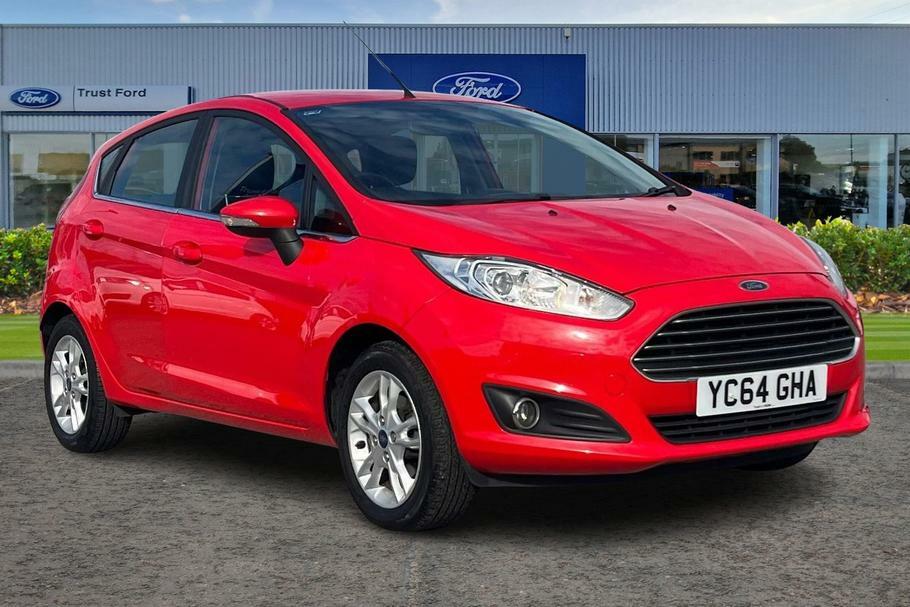 Compare Ford Fiesta 1.25 82 Zetec 5Dr- With Heated Front Windscreen YC64GHA Red