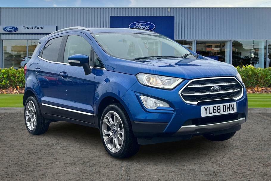 Compare Ford Ecosport 1.0 Ecoboost 125 Titanium 5Dr- With Reversing Came YL68DHN Blue