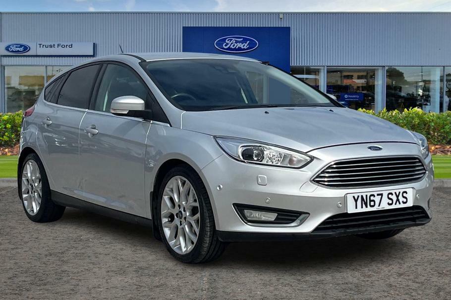 Compare Ford Focus 1.0 Ecoboost 125 Titanium X 5Dr- With Heated Seats YN67SXS Silver