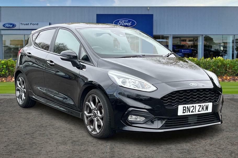 Compare Ford Fiesta 1.0T Ecoboost Mhev St-line Edition Euro 6 BN21ZKW Black