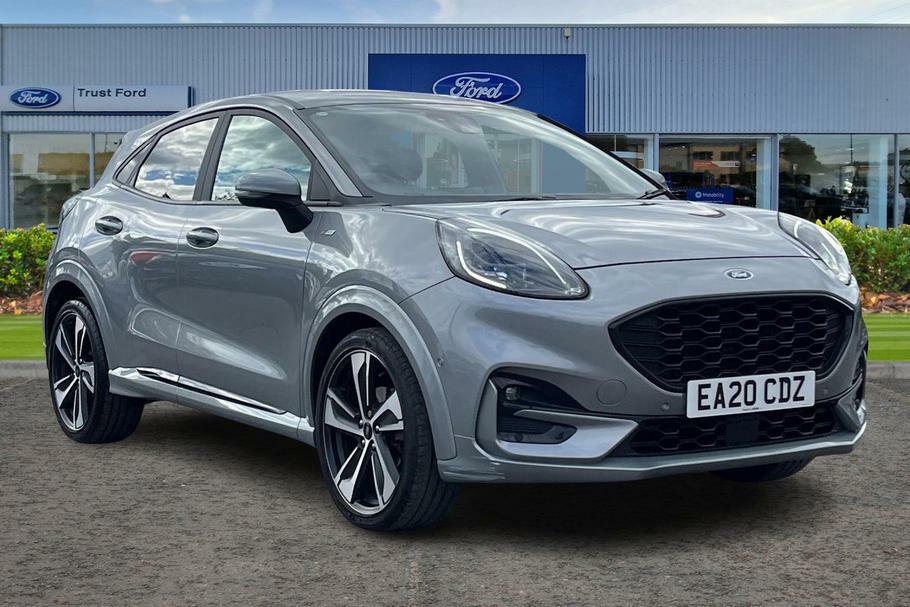 Compare Ford Puma 1.0 Ecoboost Hybrid Mhev St-line X 5Dr- With Drive EA20CDZ Silver