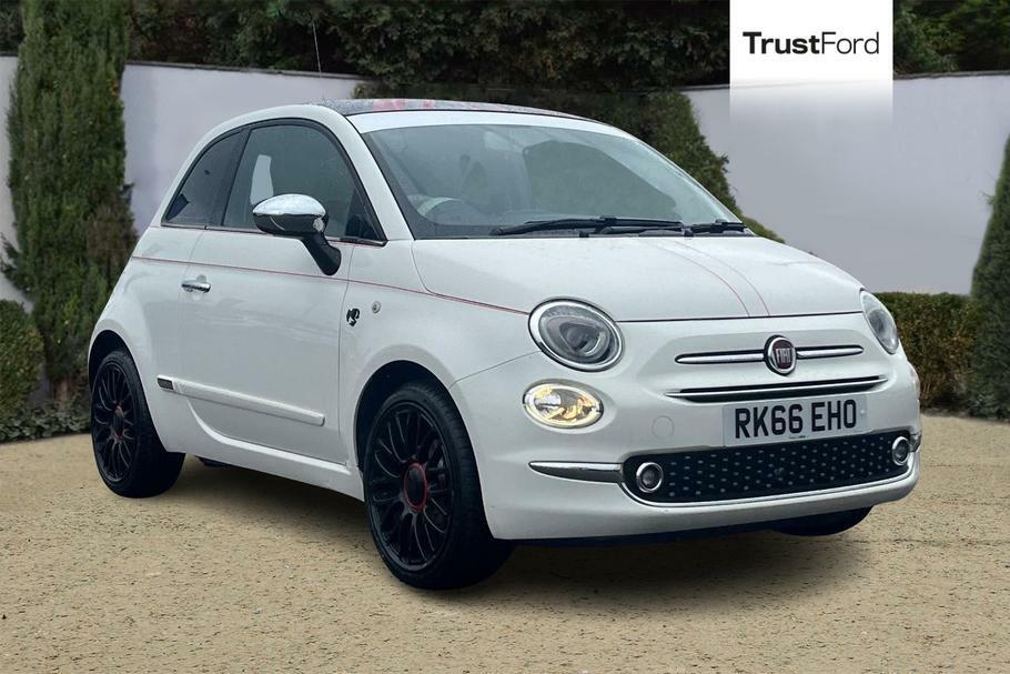 Compare Fiat 500 Lounge RK66EHO White