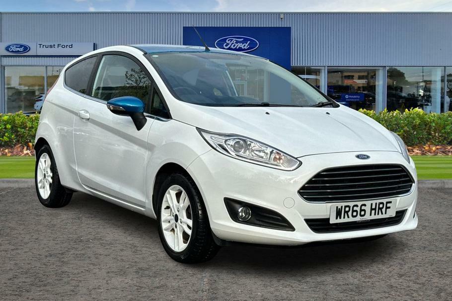 Compare Ford Fiesta 1.0T Ecoboost Zetec White Edition Hatchback Pe WR66HRF White