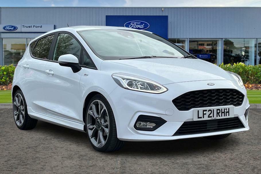 Compare Ford Fiesta 1.0L Ecoboost 125Ps Hybrid Mhev St-line X Edition LF21RHH White