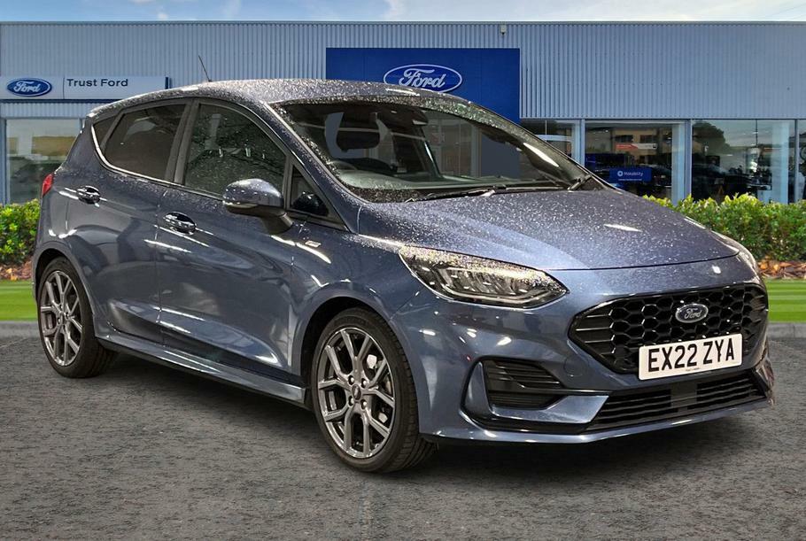 Compare Ford Fiesta 1.0 Ecoboost 125 St-line EX22ZYA Blue