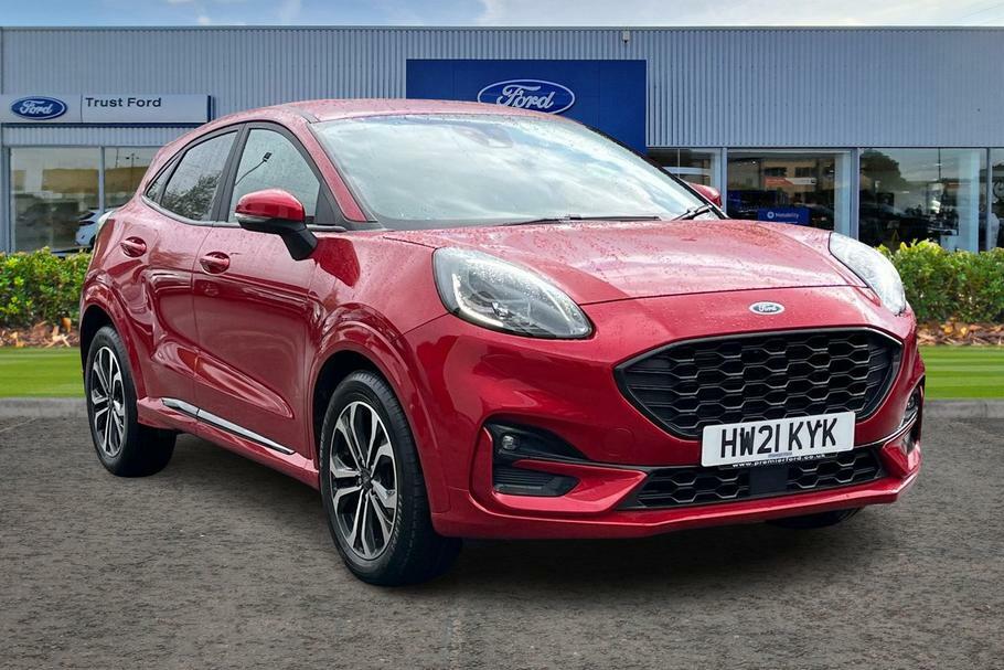 Compare Ford Puma 1.0 Ecoboost St-line HW21KYK Red