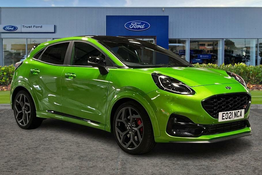 Compare Ford Puma 1.5 Ecoboost St Performance Pack EO21NCA Green