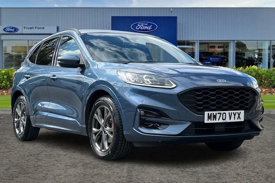 Compare Ford Kuga St-line Edition Ecoblue Front Rear Parking Sen MW70VYX Blue